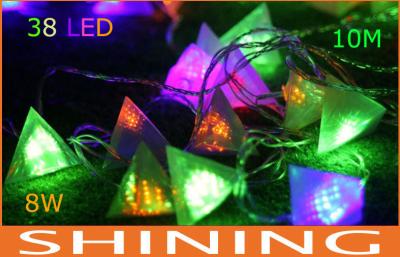 China Low Power 10m Waterproof LED String Lights , RBG Waterfall Light for sale