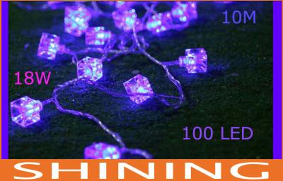 China Low Power Dimmable Purple Commercial LED Light , Starry String Lights for sale