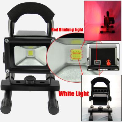 China Rechargeable Portable Flood Lights With CE / ROHS , DC12v 10W Led Outdoor Lights　 　　 for sale