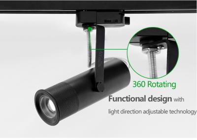 China 15W LED Focus Spotlight , Cob Adjustable Beam Window / Shop Track Lighting for sale