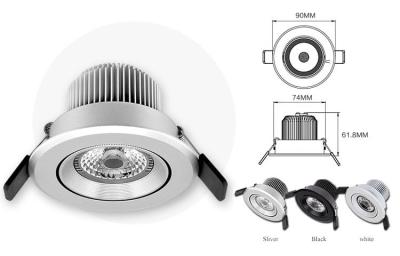 China Anti-glare LED Focus Spotlight  , 4W LED Ceiling Light Fixtures for living lighting for sale