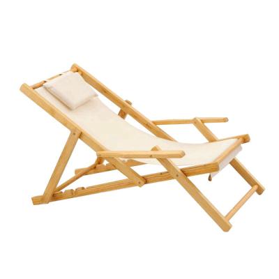 China Modern Beech Chair Foldable Outdoor Camping Folding Outdoor Beach Chair for sale