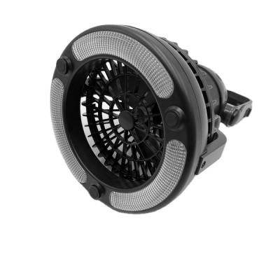 China New Design Outdoor Portable Mini Cooling Fan With LED Light for sale