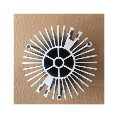 China Frame China Customized T8 Round Aluminum Extruded Heatsink for sale