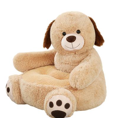 China Plush Maker Plush Puppy Kids Chair Seat Support Toy Mini Plush Animal Baby Plush Custom Soft Sofa Cushion for sale