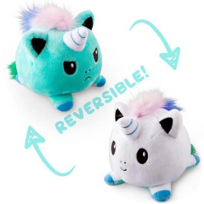 China Stuffed Animals Stuffed Plush Toys Side Flip Plush Unicorn Soft Stuffed Plush Toys PP Cotton Picture New Double Watch 10 Pcs CN; SHA 15cm for sale