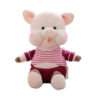 China Wholesale Custom Plush Dressed Toy Stuffed Toy Pig Plush Toy Scrap Company Activity For Gifts for sale