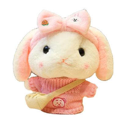 China Plush Manufacturers Wholesale Cute Prepared Rabbit Plush Toys Relieve Long Rabbit Dolls for sale