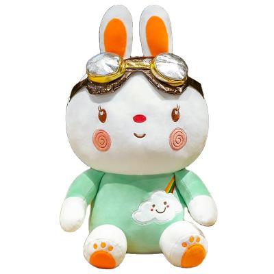 China New and lovely fashion cartoon plush rabbit animal doll with small claw machine doll market for sale