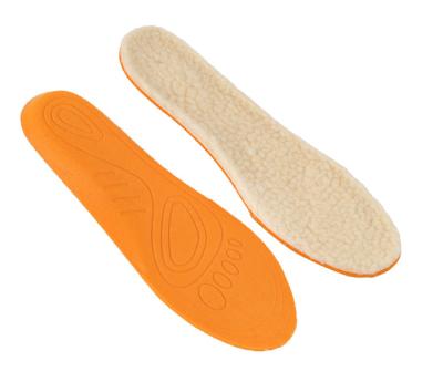 China Wholesale Soft Breathable And Massage Warm Wool Memory Foam Insoles Shoe Insole for sale