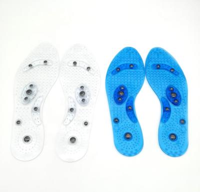 China PVC China Manufacturer Magnetic Health Care Foot Massage Insoles Foot Acupressure Insoles for sale