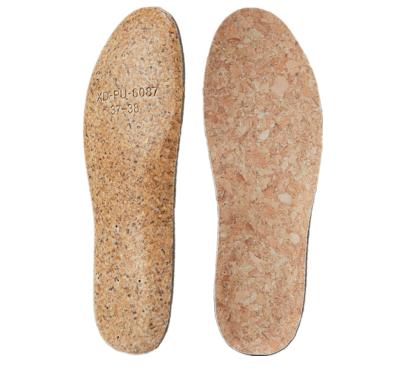 China High Quality Custom Breathable Anti-Slip Flat Foot Cork+fabric Orthopedic Sports Insole Insole for sale