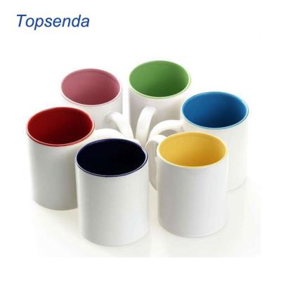 China 11OZ Sustainable Color Ceramic Coated Inner Mug Wholesale for sale