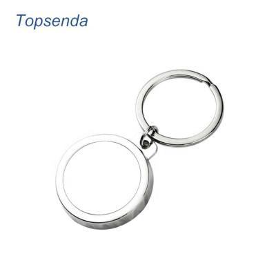 China DIY Metal Round All In One Key Bottle Opener Blank Sublimation Bottle Opener Chain Round for sale