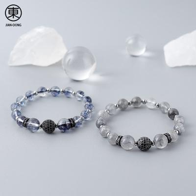 China S0644 FASHION JIANDONG 2022 the most popular handmade wholesale high quality trend natural crystal beaded bracelet for men for sale