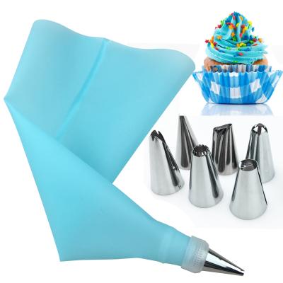 China Good Selling High Quality Viable 8pcs Decorating Tip Set Cake Tools Nozzles Baking Set for sale