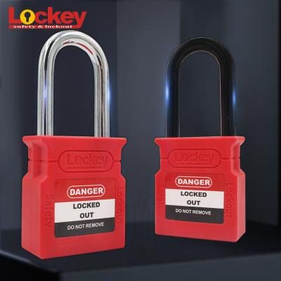 China Best Security Factory 38mm Shackle Lockout Padlock Safety Top Designed Security Padlocks With Master Key for sale