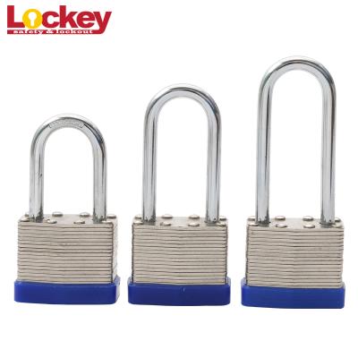 China Loto Industrial Laminated Waterproof Steel Padlock Lock Heavy Duty Laminated Padlock for sale