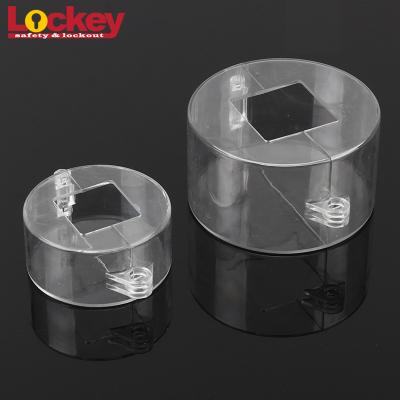 China Lightweight High Quality Transparent PC Valve Lock Emergency Tap Valve Customized Lockout for sale