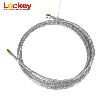 China Diameter 6mm Universal Universal Steel Accessories Cable Lockout Cable Lockout Masterlock Security Wire Lock for sale