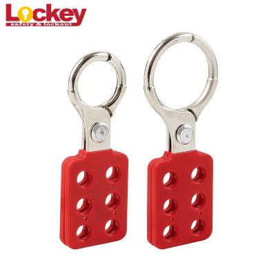 China Latch Lockout to Lock 6 Padlock Good Price 25mm and 38mm Security Latch Aluminum Latch Lock with 6 Locks for sale