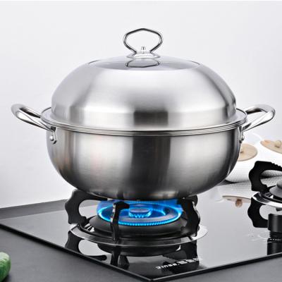 China RTS Sustainable Steamer Kitchen Cooking All-season Pots Good Quality Stainless Steel Nonstick Pan No Support Multifunctional Nonstick Pan for sale