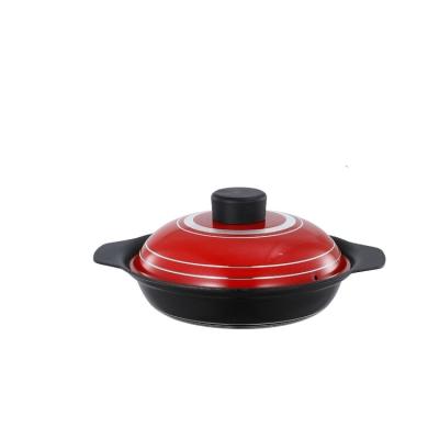 China Sustainable High Quality Home Kitchen Non-Stick Soup Pot Cookware Set Aluminum Soup and Stock Pots for sale