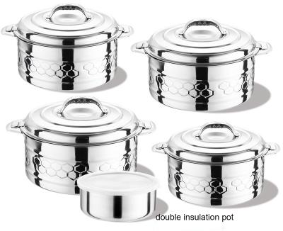 China Sustainable Stainless Steel Dish Mugs Stainless Steel Casserole Insulated Hot Pot For Outdoor Picnic for sale