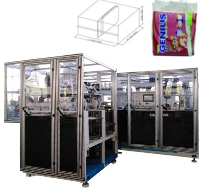 China Newest design disposable hygiene products urtal baby full exercise thin diaper making packing machine for sale