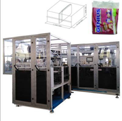 China Disposable Hygiene Products Baby Diaper Packing Packing Machine Sealing Machine With Good Price for sale