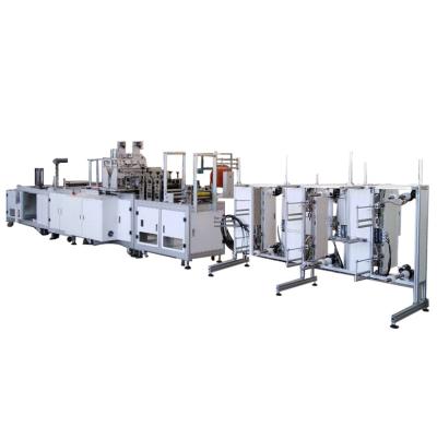 China Full automatic nonwoven machinery surgical n95 face mask making machine for sale