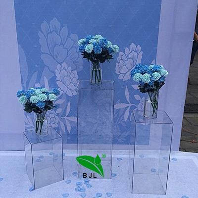 China Modern Festival Decoration Display Flower Custom Acrylic Pot Holder for sale