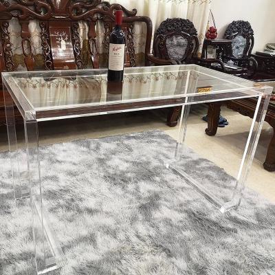 China (Other) Adjustable cheap clear soft acrylic indoor or outdoor garden coffee table set for sale