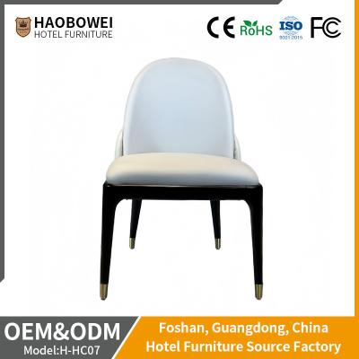 China Modern Leather Wood Chair for Hotel Furniture Restaurant Dine Room Home Modern Design for sale