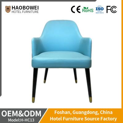 China Modern Teal Leather Hotel Dining Chair Furnishings For Banquet Party for sale