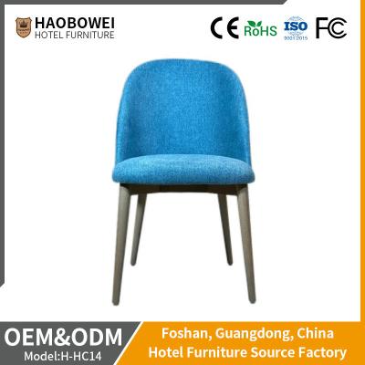 China Solid Wood Fabric Accent Chair Restaurant Hotel Furnishings Customized for sale