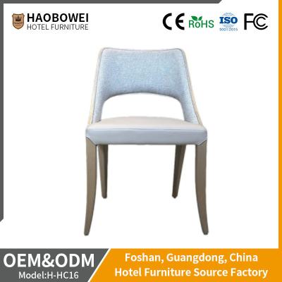 Chine Chaise à manger en cuir rembourrée sur mesure à vendre