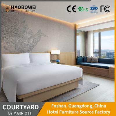 China Foshan Modern Luxury Standard King Size Bedroom Set for Marriott Hotel Customization for sale