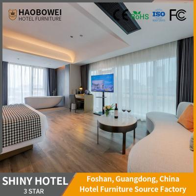 China Custom Three Star Hotel King Size Bedroom Furniture Foshan with 5-Year Internal Structure for sale