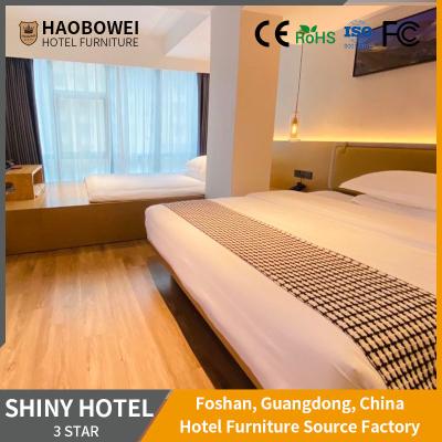 중국 Three Star Hotel Furniture Foshan Modern Style King Size Bedroom Set With Materials 판매용