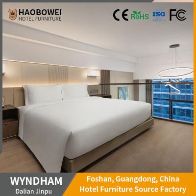 China Five Star Resort Hotel Modern Luxury Bedroom Bed Business Furniture Set for sale