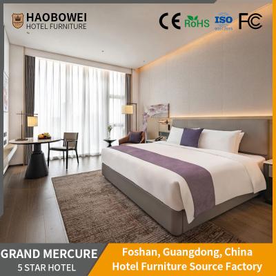 China Hotel Furniture Foshan Modern King Size Bedroom Set Apartment Headboard Custom 5 Year en venta