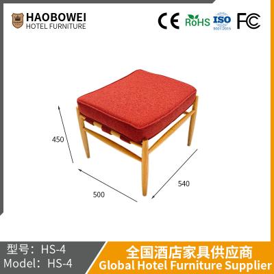 China Wooden Footstool For Shoe Changing In Hotel And Home Furniture for sale