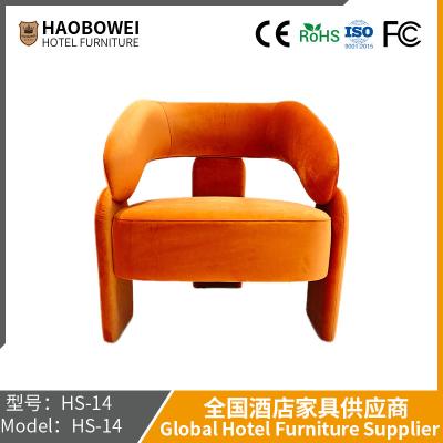 China Designer Living Room Sofa Chair Leisure, Scandinavian Furniture Network Red Back Single Chair Luxury Armrest Cloth Chair for sale