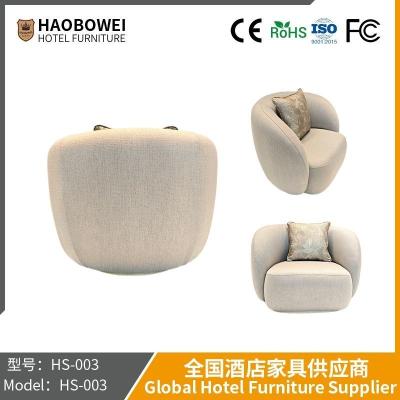 China Hochwertige Hotelmöbel, einziges modernes Sofa Guangdong Foshan Quelle Fabrik Hotelzimmer Sofa zu verkaufen