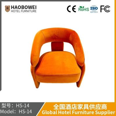 China                    Designer Living Room Sofa Chair Leisure, Scandinavian Furniture Network Red Back Single Chair Luxury Armrest Cloth Chair              for sale