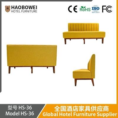 China Muebles de Foshan Sofá de cabina de tela Muebles de restaurante Restaurante temático Sofá de cabina personalizado para habitaciones privadas de restaurante en venta