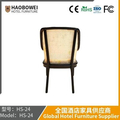 Chine Chaise à canne en extérieur Corde en extérieur Loisir Café Chaise à canne en extérieur Imitaison Chaise à canne en extérieur Chaise de table en extérieur Chaise en extérieur tissée en canne à vendre