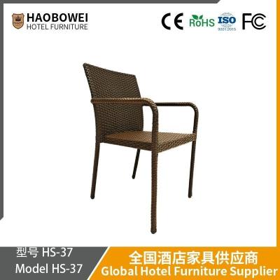 China Outdoor Rattan Chair Outdoor Balcony Courtyard Terrace Rattan Woven Chair Outdoor Garden Leisure Tea Restaurant Table and Chair for sale