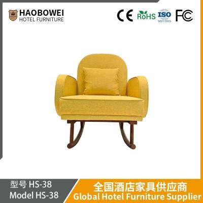 China Modern Light Luxury Rocking Chair Adult Recliner Balcony Home Leisure Lunch Break Rocking Chair Living Room Light Luxury Dual-Purpose Sitting à venda